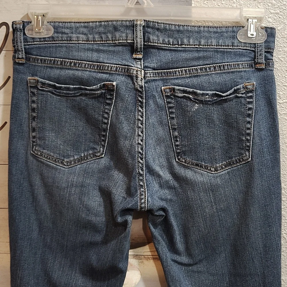 GAP Women's Premium Distressed Blue Skinny Jeans, Ladies Size 2/26, Distressed - Picture 5 of 9